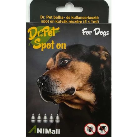Dr. Pet Spot-on kullancs  és bolha ellen kutyának